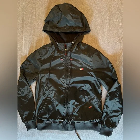 Tommy Hilfiger Black Bomber Jacket - Picture 1 of 2